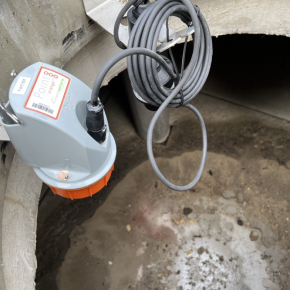 Laren inhoudsmeting infiltratie kelder